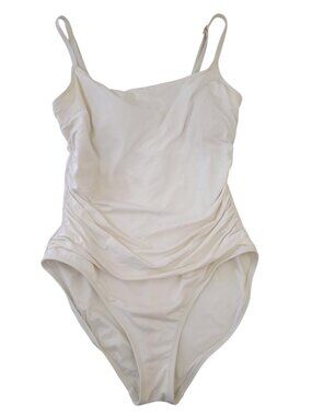 La Blanca Island Goddess Off White One Piece Swimsuit